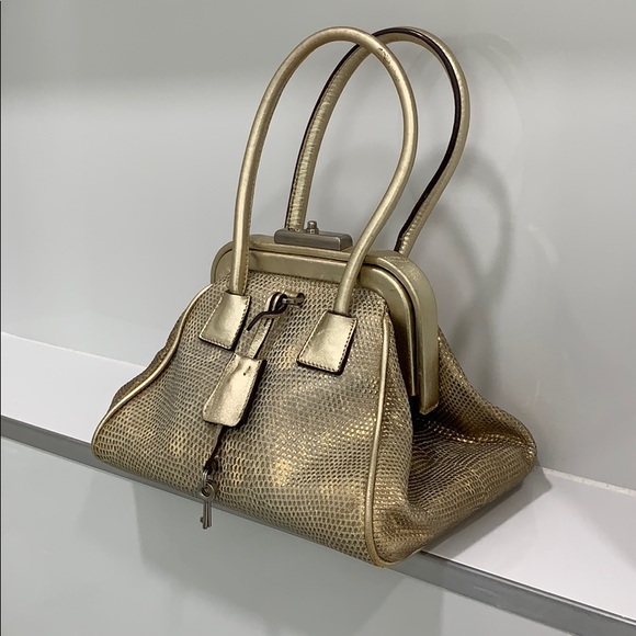 Prada Handbags - Vintage PRADA lizard handbag